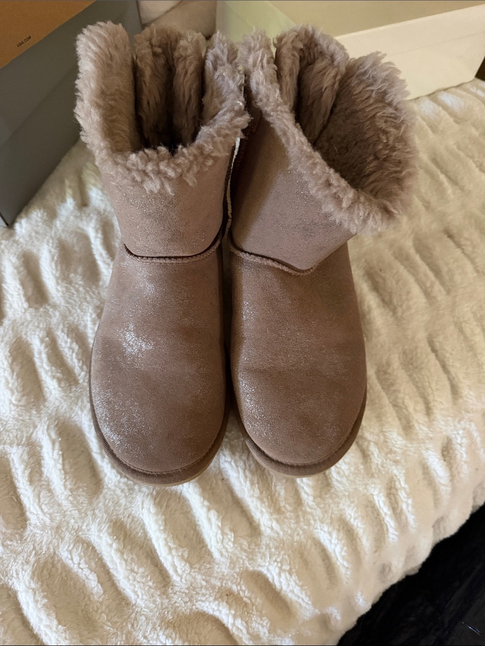 Ugg Women's Shearling-Lined Short Boots - Taupe